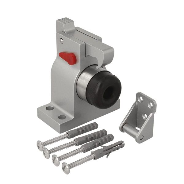 MS Beschläge Door Stop Door Stop Door Buffer Door Holder with Catching Hook Solid Rubber Buffer