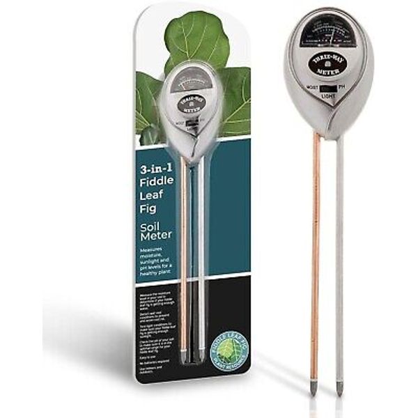 Indoor Plant Soil Moisture Meter for Fiddle Leaf Fig - Accurate & Easy Readings