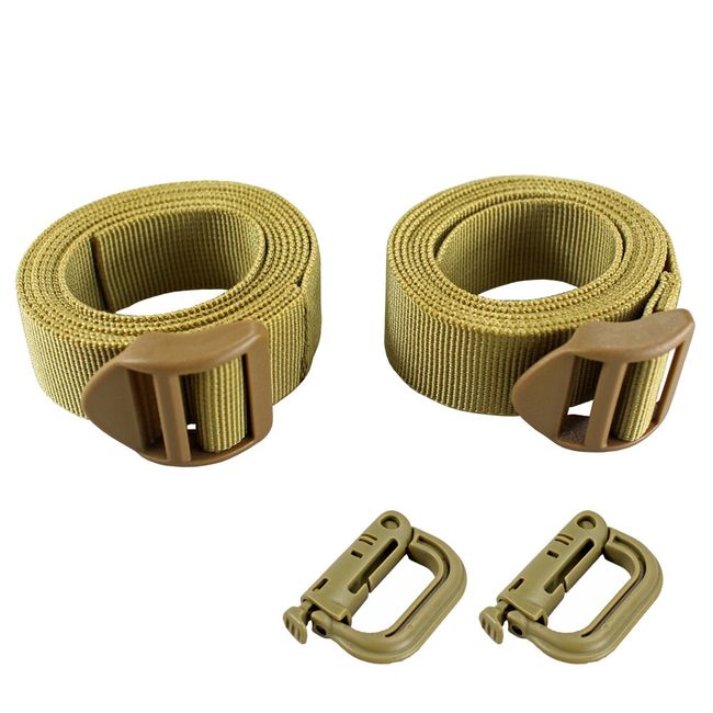 2Pack Tactical Gear Keychain Hooks Sling Clasp for Outdoor