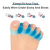 GWAWG 3 Pairs Toe Separator Toe Dividers Stretchers Spacers Use for Manicure Relaxing Toes for Men Women