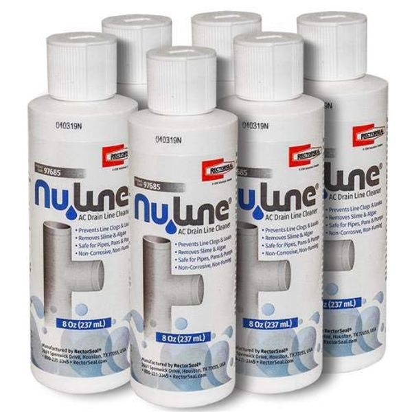 PACK of (6) - NU LINE NL1 8-OZ DRAIN CLEANER # 97685