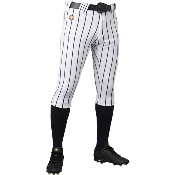 Descente DB-6014PB-SWBK Short Fit Pants Baseball Uniform Pants