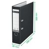 Leitz Lever Arch File, Light red, A4, 80mm width, Plastic, 10100020