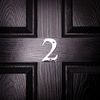 Signs & Numbers Chrome chunky 4 inch 10cm digit