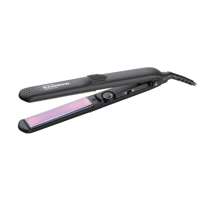 Gamma Più Professional Hair Straightener Rainbow. Long Smooth Effect. Iron. Eliminates Electrostaticity. Locking Button Closure. Adjustable Temperatures. Electronic Rapid Heating. Italian Socket