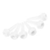 MUXSAM 100pcs White Plastic Golf Balls Tees For Training And Pratice