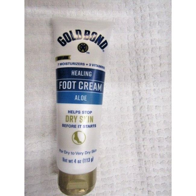 GOLD BOND~~DRY TO VERY DRY SKIN~~HEALING ALOE~~FOOT CREAM 4 OZ 113