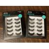2 PACK Ardell False Eyelashes Natural 101 Black - 5 Pair x 2 Pack, 10 pair total