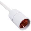 Ohm Electric HS-L26SP/W Socket with Cord (Outlet - E26/White)