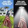 Flagpole Solutions 266 LED Solar Flagpole Light - Super Bright 4200 Lumens