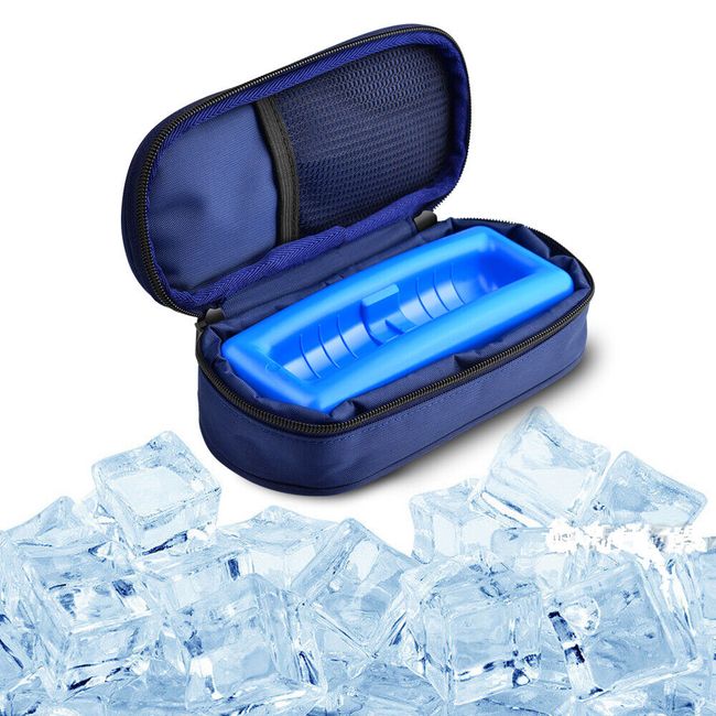 Insulin Cooler Travel Case, Keep Vial Cool, Longer Cooling Effect, Portable Bag