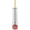 Kyoto Machine Tools (KTC) Unassumable Impact Socket Bit 0.5 inch (13 mm) Hex Shape BZP63-13