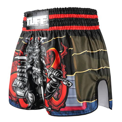 Tuff Sport Muay Thai Boxing Shorts Retro Classic Slim Cut MMA Kickboxing Workout Set Clothing Training, Tuf-rms101-brn