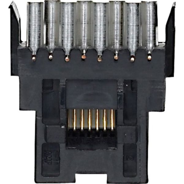 Merten 465518 Modular Jack Plug 3 Cat 8 pin RJ 45 Cat. 3, Black