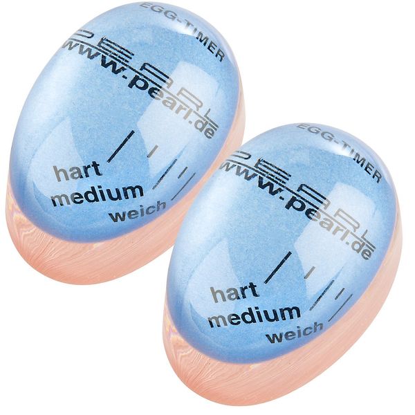 PEARL Kochei: Egg Timer "Egg Timer", Food-Safe, Set of 2 (Egg Timer for Cooking with Egg, Timer for Cooking, Short-Time Alarm Clock)