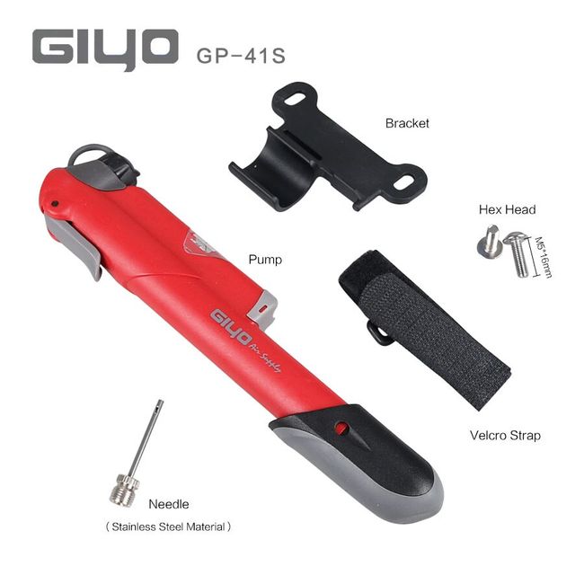 Giyo mini discount pump with gauge