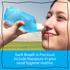 Nasopure Nasal Wash, Sampler Kit, “The Nicer Neti Pot” Sinus Wash Kit, Comfortable Nasal Rinse 8 Oz Bottle & 4 Salt Packets (3.75 Grams Each), Nasal Congestion, Cold, Flu, Allergy, Nasal Irrigation