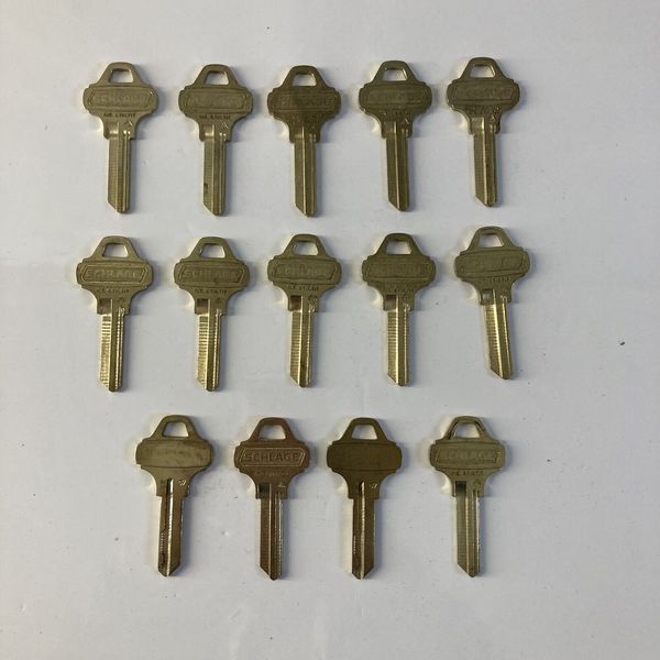 Schlage Everest Key Blanks Lot Of 14 New