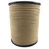 12mm Beige Polypropylene Braided Poly Rope Cord x 20 Metre Strong String