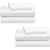 100% Cotton 2-Pack Twin Size Bed Sheets, Soft & Durable Twin Sheets Set Cotton w