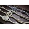 INTERIX DB94A-2525 Curtain Tieback, Stylish, Spider Rope Tassel, Gray