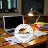 1Pc 360 Degree Protractor Round Ruler Gauge Angular Drafting Tools Circle Protractor for School Education Office Classroom 6 Inch, Protractors, Math Geometry Set