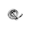 Croydex Glue-Fix Worcester Double Robe Hook, Easy Fit No Drilling No Tools
