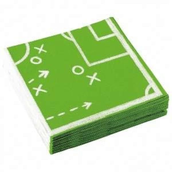 Child Kicker Football Luncheon Napkins 33cm