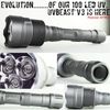 V3 Version 385-395nm Black Light UV Flashlight for Professional/C