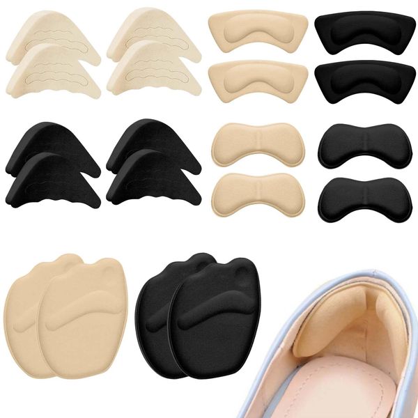 10 Pairs Ball of Foot Cushions Metatarsal Pads for Women, Gel Adhesive Forefoot Support High Heels Inserts, Invisible & All-Day Comfort Metatarsal Pad Foot Pain Relief