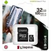 Kingston Canvas Select Plus microSD Card SDCS2/32 GB Class 10 (SD Adapter Included)