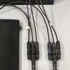 3 to 1 Solar Panel Connectors T Branch Connectors Cable Adapter MFFF + MMMF
