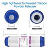 5 Pack Granular Activated Carbon GAC Water Filter for Reverse Osmosis RO System