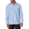Red Kap Men's Solid Ripstop Work Shirt, Tear Resistant, Long Sleeve Light Blue 2X-Large