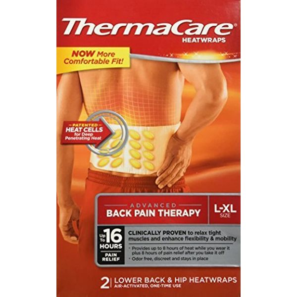 ThermaCare Advanced Back Pain Therapy Heatwraps