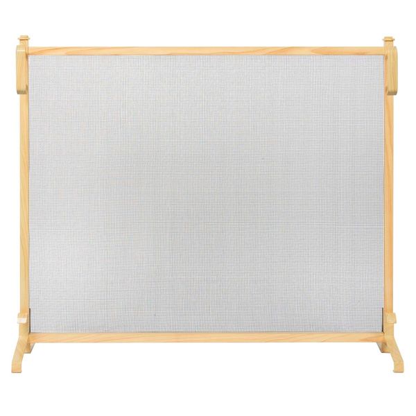 Dagan Wood Grain Fireplace Screen, 49.5in. x 31.5in.