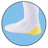 Mueller Standard Heel Cups, Gold, Large
