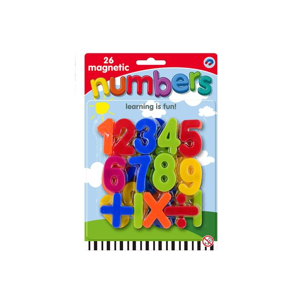 KandyToys 26 Piece Magnetic Numbers - Perfect for Educational Toys Fridge Magnets and Maths