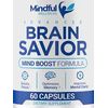 Brain Savior Mind Boost Formula Supports Brain and Cognitive Health 60 Capsules