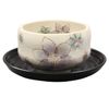 Mino Ware Loose Bowl (With Tea Holder), Clematis