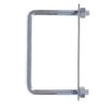 Hardware Essentials 320898 Square U-Bolt-3/8X3Lx4W, Zinc
