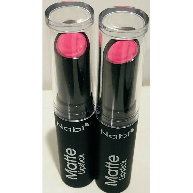 NABI Matte Lipstick MLS43 PURE PINK 2 PACK