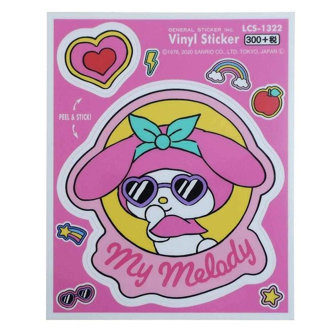 My Melody [Sticker Half Cut] Sanrio