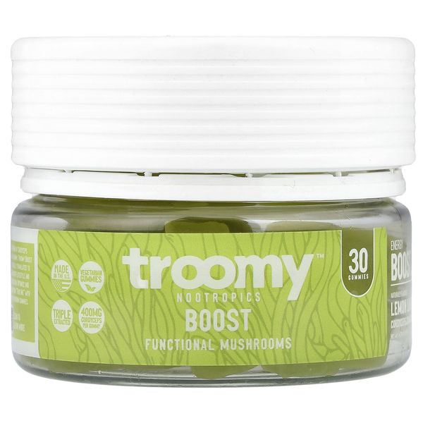 Boost, Functional Mushrooms Gummies, Lemon Lime, 30 Gummies
