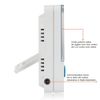 2X Digital Freezer/Fridge Thermometer with LED Alarm Indicator Max/Min Memory