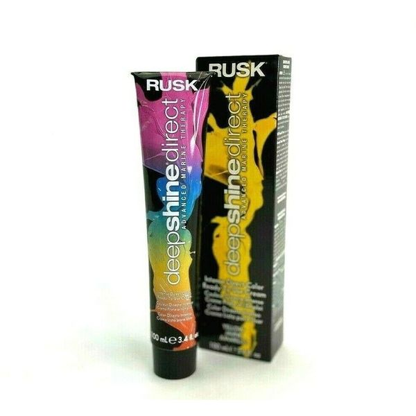 Rusk Deep Shine Direct Advanced Marine Therapy Hair Color 3.4 oz Yellow
