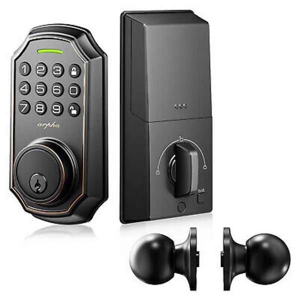 ARPHA Smart Keyless door lock with Handle Bluetooth App Control Keypad Deadbolt