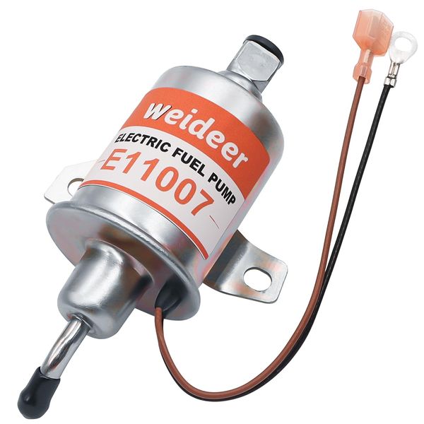 weideer E11007 Electric Fuel Pump Replacement for Onan Cummins A029F889 149-2311 149-2311-02 149-2311-01 Fits for Onan Cummins Generator 4KW Microlite MicroQuiet 4000 4Kw RV