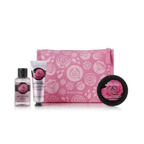 Body Shop Soft British Rose Delights Bag