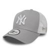 New Era Adjustable Trucker Cap - New York Yankees Grey